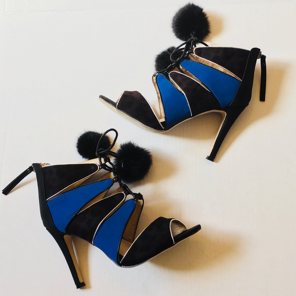 NEW Catherine Malandrino Colorblock Heels, size 8.5